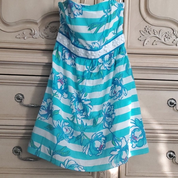Lilly Pulitzer Strapless Dress - Picture 3 of 8